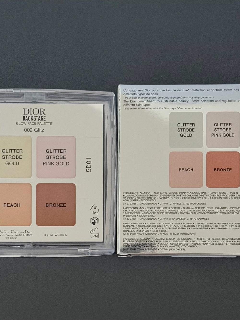 Dior Backstage Glow Face Palette 002 Glitz | New in Box - Picture 3 of 3